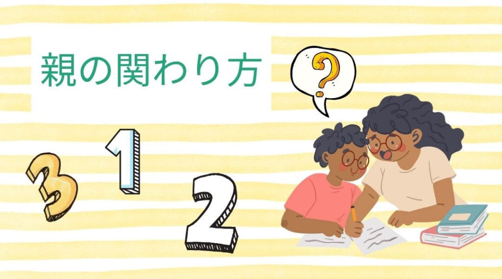 親の関わり方